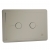 JTP Grosvenor Metal Pneumatic Flush Plate - Nickel