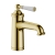 JTP Grosvenor Basin Mixer Tap with Click Clack Waste - Polished Gold