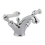 JTP Grosvenor Basin Mixer Tap with Pop Up Waste Lever Handle - Chrome
