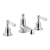 JTP Grosvenor 3-Hole Deck Mounted Basin Mixer Tap Lever Handle - Chrome