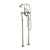 JTP Grosvenor Pinch Freestanding Bath Shower Mixer Tap with Kit - Nickel