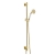 JTP Grosvenor Shower Slider Rail Kit with Single Function Handset - Brushed Brass