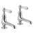 JTP Grosvenor Long Nose Basin Taps Pair Lever Handle - Chrome