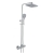 JTP HIX Thermostatic Bar Mixer Shower with Shower Kit and Fixed Head - Chrome