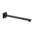 JTP HIX Wall Mounted Shower Arm 390mm Length - Matt Black