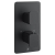 JTP HIX Thermostatic Concealed 1 Outlet Shower Valve Dual Handle - Matt Black
