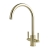 JTP Newbury Kitchen Sink Mixer Tap Swivel Spout - Brushed Brass