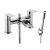JTP Ravina Pillar Mounted Bath Shower Mixer Tap with Kit - Chrome