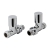 JTP Round Straight Radiator Valves 15mm Pair - Chrome | Thumbnail Image
