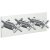 JTP Solex Horizontal Thermostatic Concealed 3 Outlets Shower Valve - Chrome | Thumbnail Image