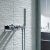 JTP Solex Thermostatic Concealed 1 Outlet Shower Valve with Attached Handset - Chrome | Thumbnail Image