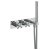 JTP Solex Thermostatic Concealed 1 Outlet Shower Valve with Attached Handset - Chrome | Thumbnail Image