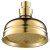 JTP Victorian Fixed Shower Head 125mm Diameter - Antique Brass