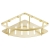 JTP Vos Corner Basket - Brushed Brass