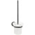 JTP Vos Toilet Brush and Holder - Brushed Black