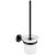 JTP Vos Toilet Brush and Holder - Matt Black