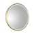 JTP Vos Bathroom Mirror 600mm Diameter With Light - Brushed Brass