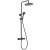 JTP Vos Thermostatic Bar Mixer Shower with Shower Kit + Fixed Head - Matt Black