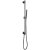 JTP Vos Slide Rail with Single Function Hand Shower and Shower Hose - Matt Black