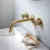 JTP Vos Lever Wall Valves Pair Designer Handle - Brushed Brass