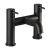 JTP Vos Bath Filler Tap Pillar Mounted - Matt Black