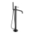 JTP Vos Freestanding Bath Shower Mixer Tap with Kit - Matt Black