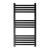 JTP Vos Designer Heated Towel Rail 800mm H x 400mm W Matt Black | Thumbnail Image