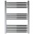 JTP Vos Designer Heated Towel Rail 800mm H x 600mm W Chrome
