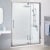 Lakes Classic Inline Pivot Shower Door 1000mm Wide - 6mm Glass