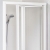 Lakes Classic White Framed Bi-Fold Shower Door - 6mm Glass