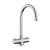 Leisure Aquaclear Filter Dual Lever Kitchen Sink Mixer Tap - Chrome
