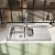 Leisure Aquaflair Dual Lever Kitchen Sink Mixer Tap - Chrome