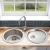 Leisure Aquaswan Single Lever Kitchen Sink Mixer Tap - Chrome