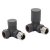 Prestige Corner Radiator Valves 15mm (Pair) - Anthracite | Thumbnail Image