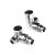 Prestige Modern Corner Radiator Valves, 15mm, Pair, Chrome | Thumbnail Image