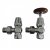 Prestige Traditional Angled Radiator Valves Pair Chrome | Thumbnail Image