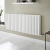 Prestige Aspen Double Designer Horizontal Radiator 600mm H x 1440mm W - White