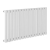 Prestige Aspen Single Designer Horizontal Radiator 600mm H x 960mm W - White
