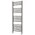 MaxHeat Camborne Curved Towel Rail 1200mm High x 400mm Wide Polished Stainless Steel