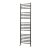 MaxHeat Camborne Curved Towel Rail 1400mm High x 400mm Wide Polished Stainless Steel