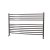 MaxHeat Camborne Curved Towel Rail 600mm High x 1000mm Wide Polished Stainless Steel