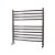 MaxHeat Camborne Curved Towel Rail 600mm High x 600mm Wide Polished Stainless Steel
