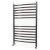 MaxHeat Camborne Curved Heated Towel Rail 800mm H x 500mm W Stainless Steel