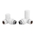 Prestige Corner Radiator Valves 15mm (Pair) - White | Thumbnail Image