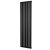 MaxHeat Deshima Single Vertical Radiator 1800mm High x 476mm Wide Black