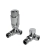 Prestige Design Twin Pack Corner TRV - Chrome | Thumbnail Image