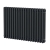 MaxHeat Evesham Black Horizontal Traditional 3-Column Radiator | Thumbnail Image