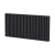MaxHeat Evesham Black Horizontal Traditional 3-Column Radiator | Thumbnail Image