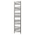 MaxHeat Falmouth Straight Towel Rail 1800mm High x 400mm Wide Polished Stainless Steel