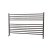 MaxHeat Falmouth Straight Towel Rail 600mm High x 1000mm Wide Polished Stainless Steel